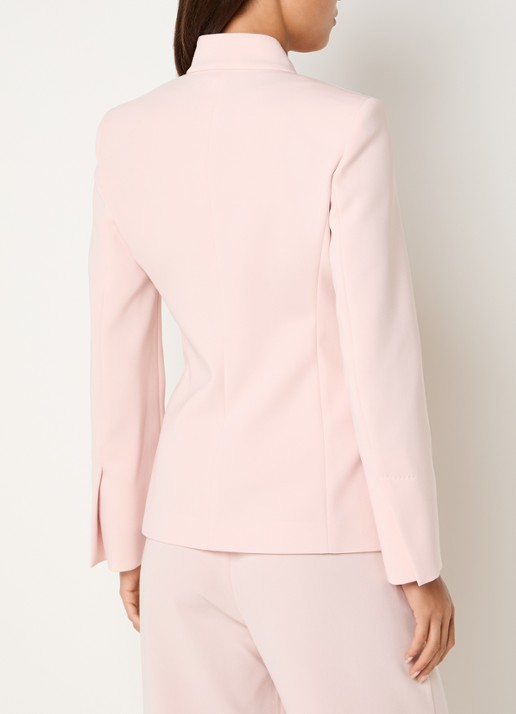 Max Mara Palo blazer met gestrikt detail - achterkant 3 lichtroze