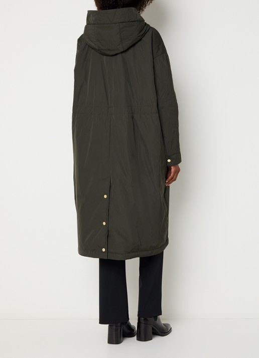 Max Mara Parka met steekzakken - achterkant 5 khaki