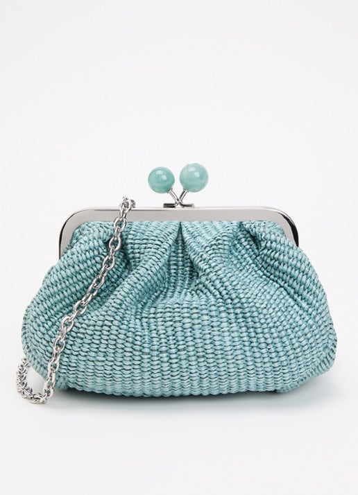 MaxMara Pasticcino Small clutch met gevlochten detail en afneembare schouderriem