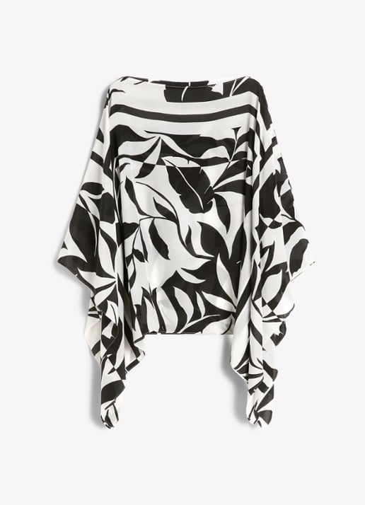 Max Mara Poncho met bloemenprint