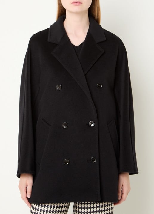 Max Mara Rebus double-breasted mantel in kasjmierblend