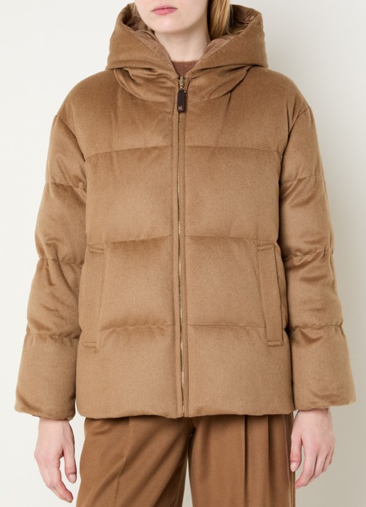 Max Mara Reversible pufferjack met capuchon