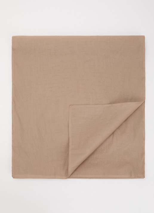 Max Mara Sjaal in zijdeblend 210 x 50 cm  - voorkant 3 zand