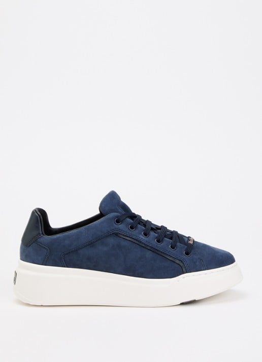 MaxMara Sneaker van suède met logo