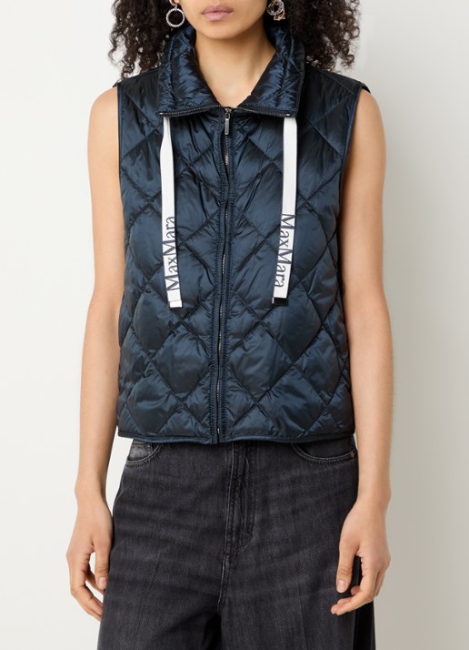 MaxMara Tregic gewatteerde bodywarmer met quilt patroon