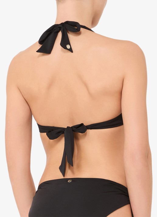 Max Mara Triangel bikinitop - achterkant 4 zwart