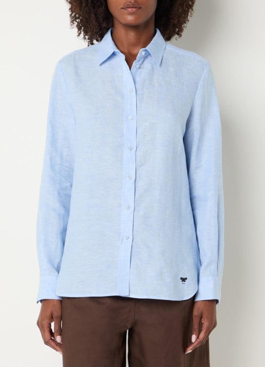 Max Mara Werner blouse van linnen