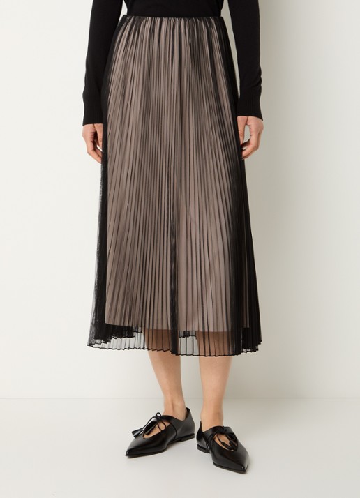 MaxMara Baby high waist midi rok met plissé