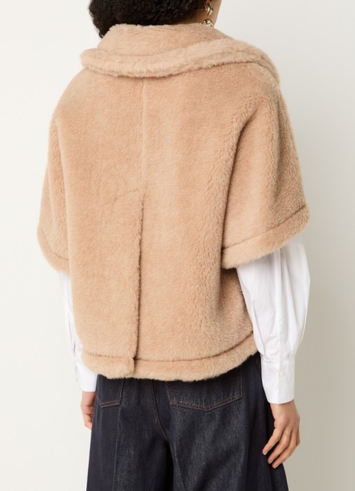 MaxMara Corvino jack in kasjmierblend - achterkant 4 camel