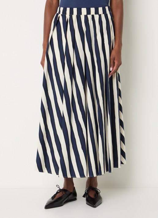 MaxMara Duomo midi rok met print en steekzakken