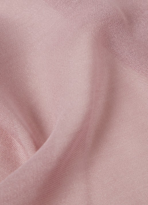 MaxMara Ema sjaal in uni 140 x 140 cm - detail 3 roze