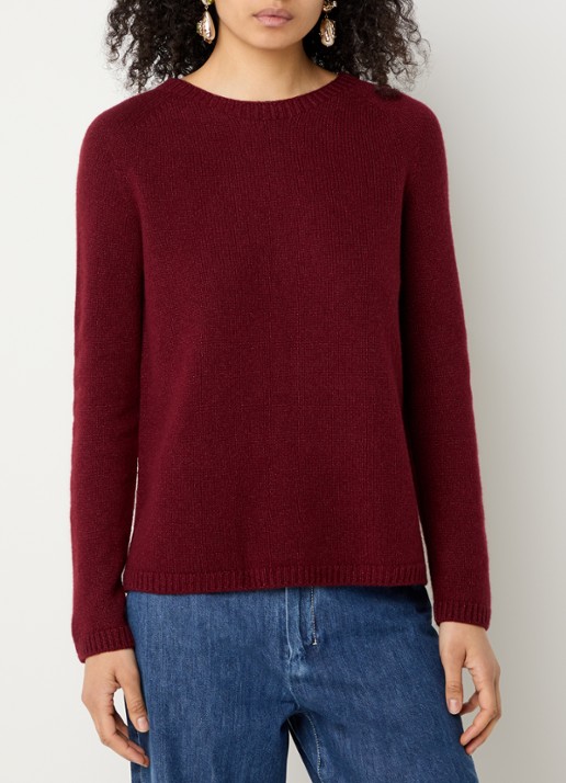 MaxMara Fijngebreide trui in kasjmierblend met stretch