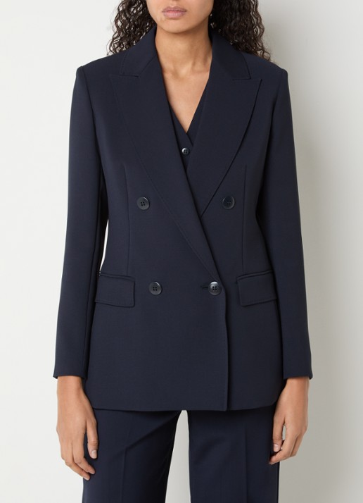 MaxMara Grembo double-breasted blazer van scheerwol met klepzakken