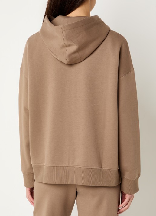 MaxMara Jour sweatvest met capuchon  - achterkant 5 camel