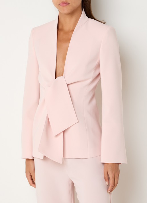 MaxMara Palo blazer met gestrikt detail - detail pink-020