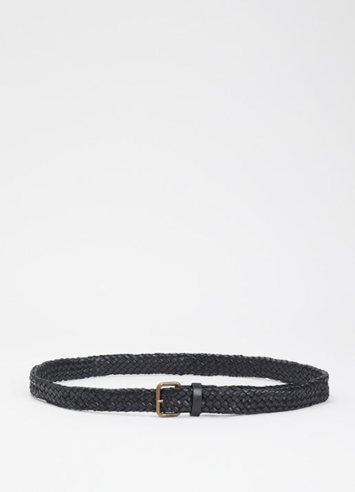 MaxMara Riem van leer met gevlochten detail