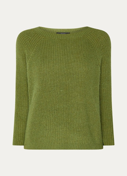 MaxMara Xeno grofgebreide trui - voorkant 2 groen