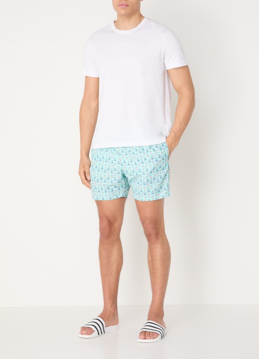 MC2 Saint Barth Lighting zwemshorts met print - voorkant 3 beige