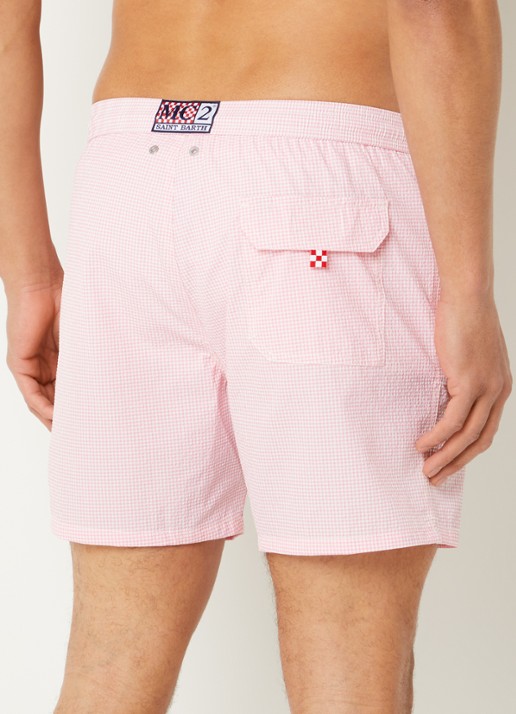 MC2 Saint Barth Patmos zwemshorts met print - achterkant 3 roze