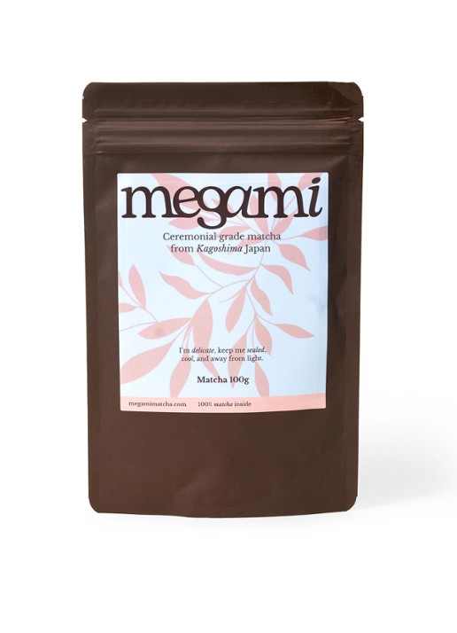 Megami Matcha 100 gram - voorkant groen