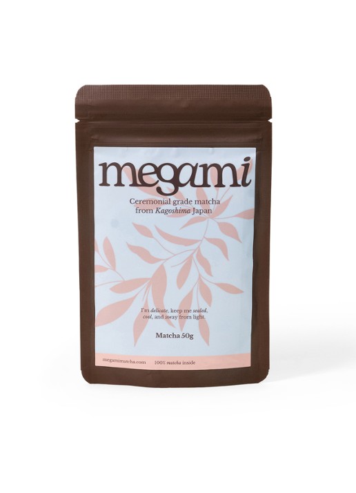 Megami Matcha 50 gram - voorkant 2 bruin