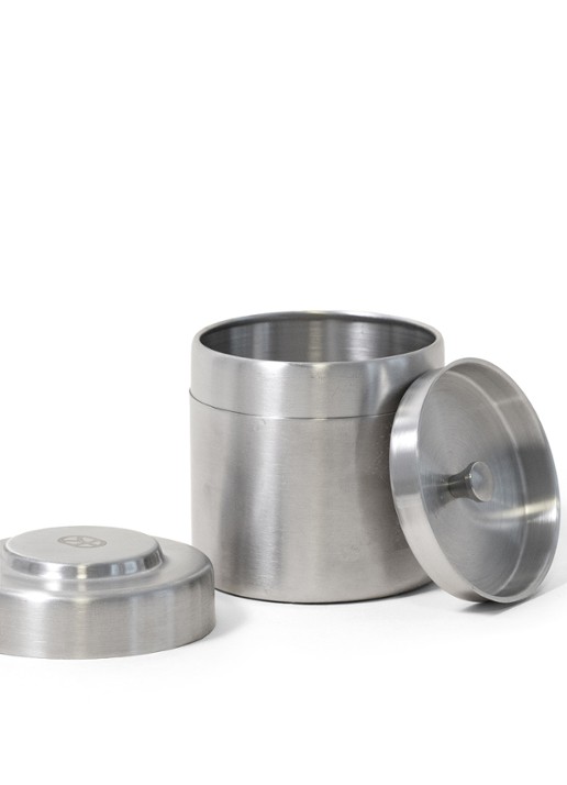 Megami Traditional Matcha opbergpot - voorkant 2 zilver