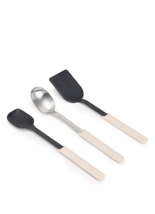 Mepal Chef It kookset 3-delig - voorkant gebroken wit