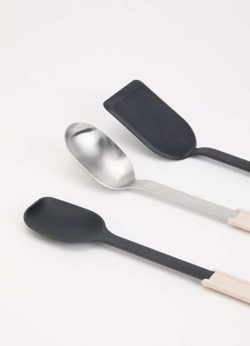 Mepal Chef It kookset 3-delig - voorkant 2 gebroken wit