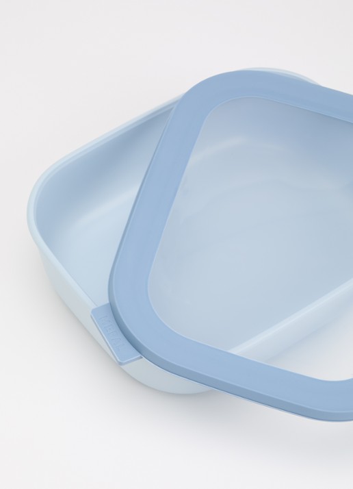 Mepal Cirqula vershouddoos set van 3 - voorkant 2 blauw