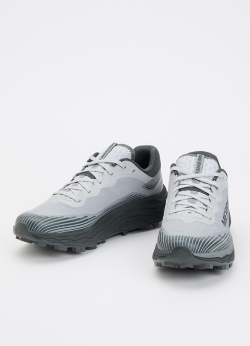 Merrell Agility Peak 6 Gore-Tex sneaker van mesh - detail 5 lichtgrijs