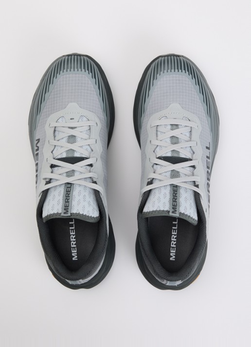 Merrell Agility Peak 6 Gore-Tex sneaker van mesh - detail 6 lichtgrijs