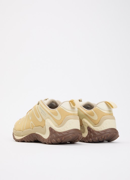 Merrell Cham Redux Storm Gore-Tex sneaker van mesh met logo - achterkant 2 lichtgeel