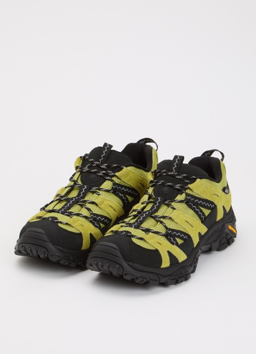 Merrell Moab 2 Siren x Gramicci sneaker met suède details - detail 2 citroengeel