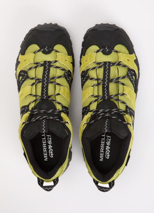 Merrell Moab 2 Siren x Gramicci sneaker met suède details - detail 3 citroengeel