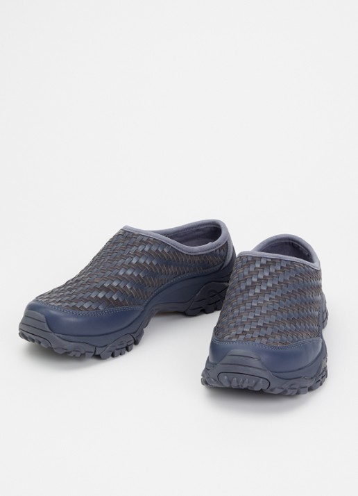 Merrell Moab 2 Slide muiltje van leer - detail indigo