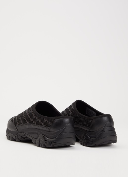 Merrell Moab 2 Slide muiltje van leer - achterkant zwart