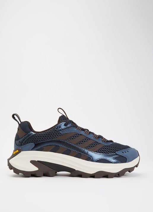 Merrell Moab Speed 2 Vent sneaker van mesh - voorkant 5 donkerblauw