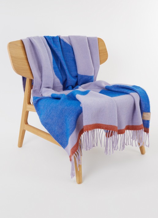 Mette Ditmer Gallery plaid170 x 125 cm - voorkant 2 lila