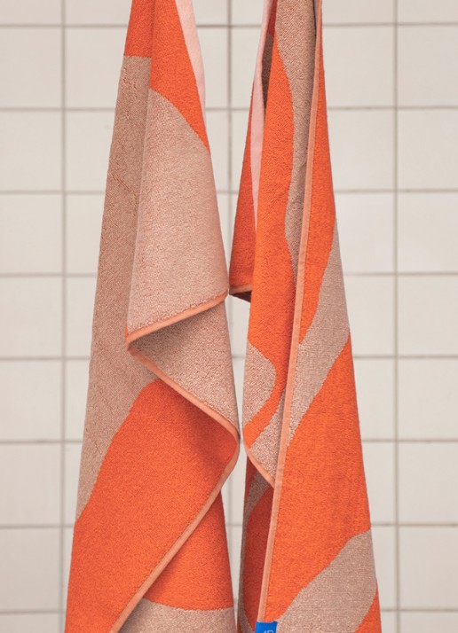 Mette Ditmer Nova Arte gastendoek - 55 x 40 cm set van 2 - achterkant beige