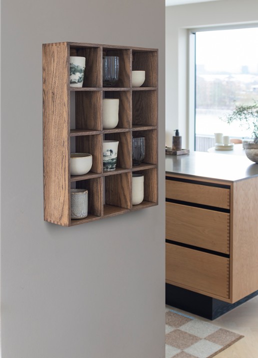 Mette Ditmer Showcase opbergrek 53 x 40 cm - voorkant 2 donkerbruin