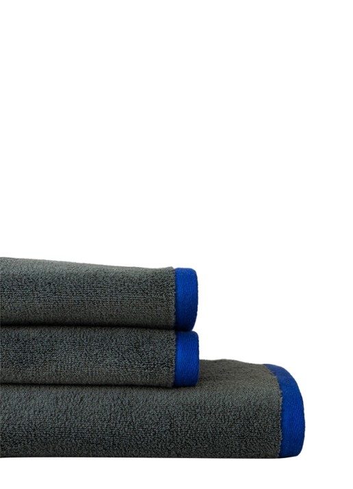 Mette Ditmer Soft badhanddoek - 90 x 50 cm - detail 3 olijfgroen