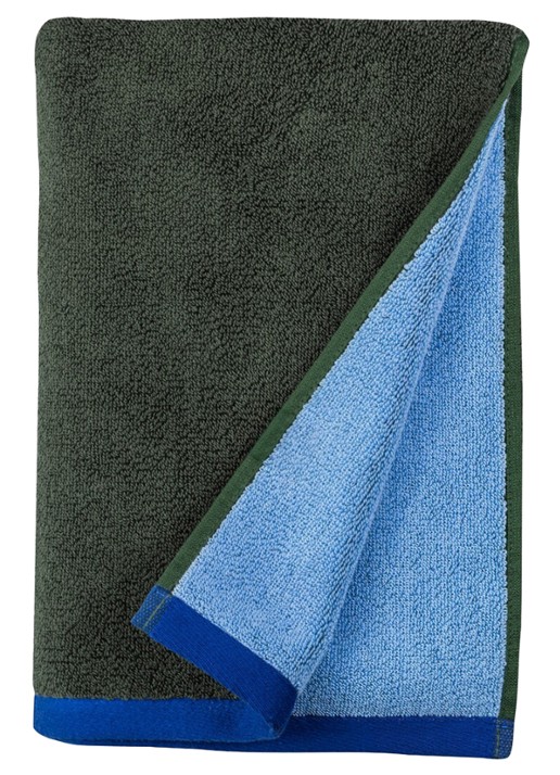 Mette Ditmer Soft badhanddoek - 90 x 50 cm - voorkant 6 olijfgroen