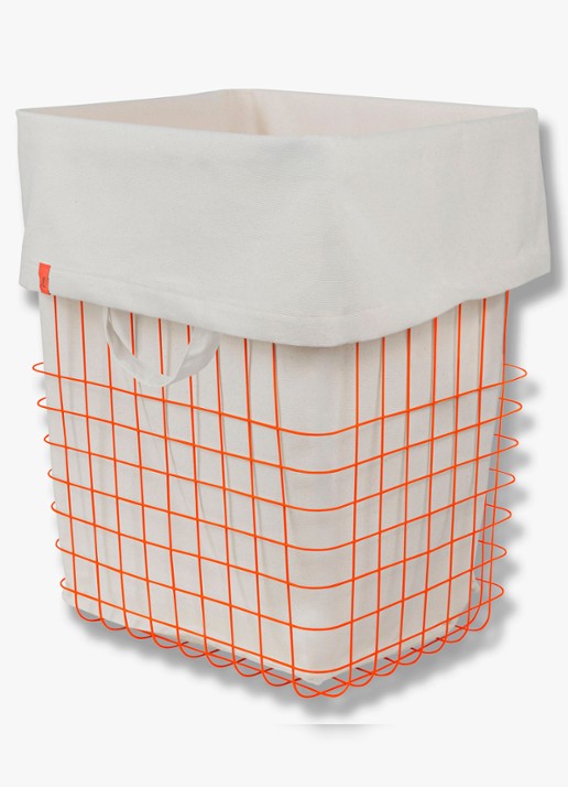 Mette Ditmer Store-it mand 40 x 32 x 50 cm - voorkant 2 oranje