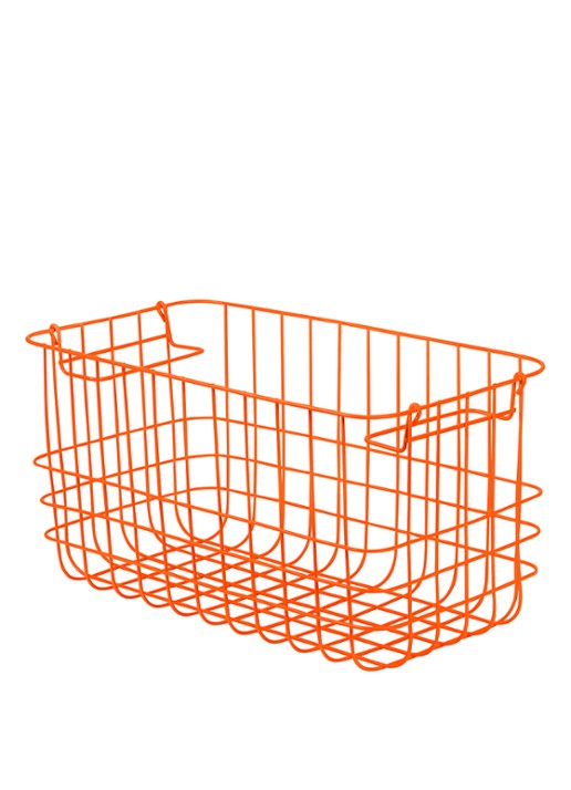 Mette Ditmer Store-It opbergmand 31 x 16 cm - voorkant oranje