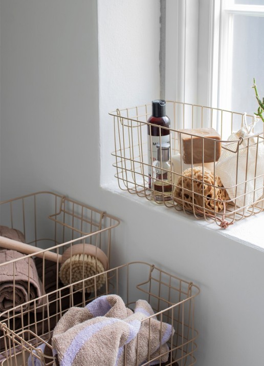 Mette Ditmer Store-It opbergmand 37 x 26 cm - detail 5 zand