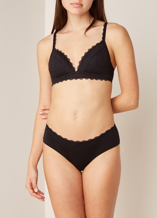 Mey Amorous slip met kant - voorkant 4 zwart
