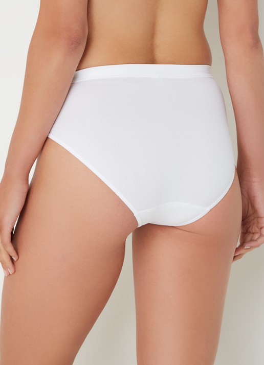 Mey Emotion Jazz slip met logo - achterkant wit