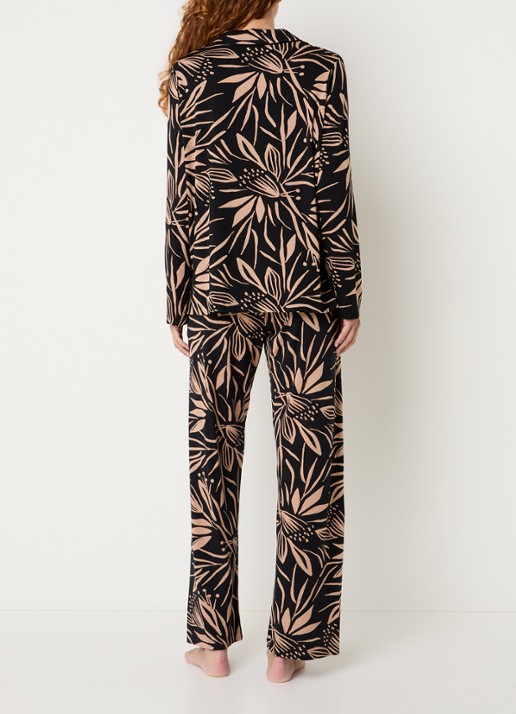 Mey Pyjamaset met print - achterkant 2 zwart