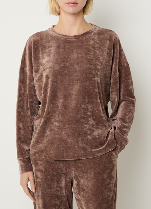 Mey Pyjamatop van fluweel