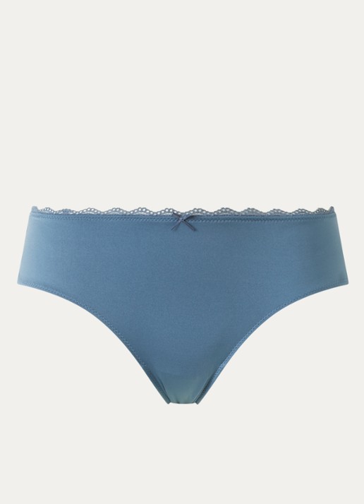 Mey Slip van kant - voorkant staalblauw